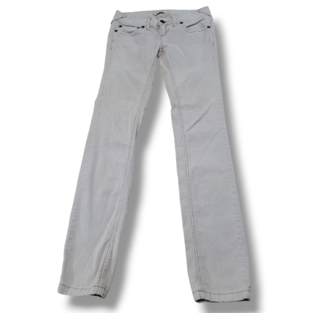 Free People Pants 26 W28"xL31" Women's Skinny Pants Casual Corduroy Pants Beige